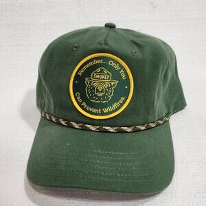 Smokey the bear '' Remember ...only you can prevent wildfires'' hat snapback